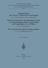 Bemerkungen über neuere Erddruckuntersuchungen. Modellversuche über Zusammenwirken von Mantelreibung, Spitzenwiderstand und Tragfähigkeit von Pfählen. Über die Scherfestigkeit bindiger Böden