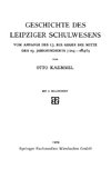 Geschichte des Leipziger Schulwesens