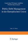 Public Debt Management in der Europäischen Union