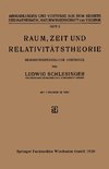 Raum, Zeit und Relativitätstheorie