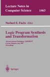 Logic Program Synthesis and Transformation