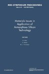 Materials Issues in Applications of Amorphous Silicon Technology