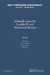 Materials Issues for Tunable RF and Microwave Devices