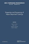 Properties and Processing of Vapor-Deposited Coatings