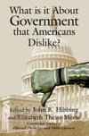 What Is It about Government That Americans Dislike?