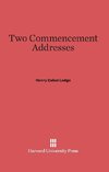 Two Commencement Addresses