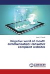 Negative word of mouth communication: consumer complaint websites