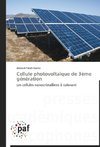 Cellule photovoltaïque de 3ème génération