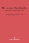 The Letters of David Garrick, Volume III, Letters 816-1362