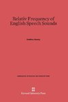 Relativ Frequency of English Speech Sounds