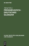 Frühneuhochdeutsches Glossar