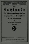 Fachkunde für Maschinenbauerklassen an gewerblichen Berufsschulen