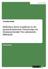 Höflichkeit durch Sozialdeixis in der japanisch-deutschen Übersetzung von Murakami Harukis 