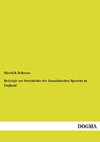 Beiträge zur Geschichte der französischen Sprache in England