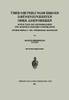 Über die teilungsfähigen Drüseneinheiten oder Adenomeren, sowie über die Grundbegriffe der morphologischen Systemlehre