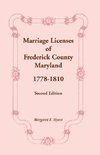 Marriage Licenses of Frederick County, Maryland