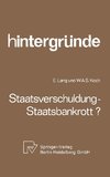 Staatsverschuldung - Staatsbankrott?