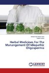 Herbal Medicines For The Manangement Of Idiopathic Oligospermia