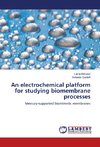 An electrochemical platform for studying biomembrane processes