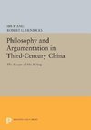 Philosophy and Argumentation in Third-Century China