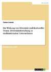 Die Wirkung von Diversität multikultureller Teams. Diversitätsforschung in multinationalen Unternehmen