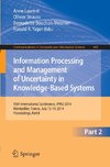 Information Processing and Management of Uncertainty