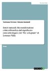 Esseri naturali. Riconsiderazione critico-filosofica del significato onto-teleologico del 