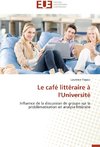 Le café littéraire à l'Université