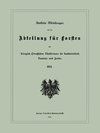 Amtliche Mitteilungen aus der Abteilung für Forsten des Königlich Preußischen Ministeriums für Landwirtschaft, Domänen und Forsten