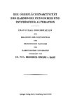 Die Oberflächenaktivität des Harnes bei Physischer und Psychischer Alteration