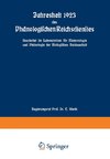 Jahresheft 1923 des Phänologischen Reichsdienstes