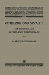 Zeitbezug und Sprache