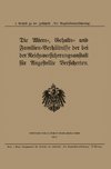 Die Alters-, Gehalts- und Familien-Verhältnisse der bei der Reichsversicherungsanstalt für Angestellte Versicherten