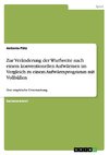 Zur Veränderung der Wurfweite nach einem konventionellen Aufwärmen im Vergleich zu einem Aufwärmprogramm mit Vollbällen