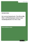 Der mit der Kunkeltaube. Über Werwölfe, Wald- und Wiedergänger anhand eines Nachlassgedichtes von Paul Celan