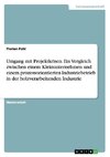 Umgang mit Projektkrisen. Ein Vergleich zwischen einem Kleinunternehmen und einem prozessorientierten Industriebetrieb in der holzverarbeitenden Industrie