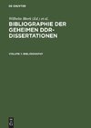 Bibliographie der geheimen DDR-Dissertationen