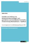 Erstellen und Prüfung von Reisekostenabrechnungen nach gesetzlichen und betrieblichen Vorschriften (Unterweisung Bürokaufmann / -kauffrau)