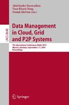 Data Management in Cloud, Grid and P2P Systems