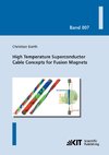 High Temperature Superconductor Cable Concepts for Fusion Magnets