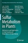 Sulfur Metabolism in Plants