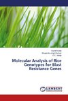 Molecular Analysis of Rice Genotypes for Blast Resistance Genes