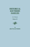 Historical Southern Families. in 23 Volumes. Volume XV