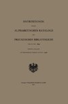 Instruktionen für die Alphabetischen Kataloge der Preuszischen Bibliotheken vom 10. Mai 1899