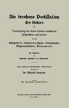 Die trockene Destillation des Holzes und Verarbeitung der durch dieselbe erhaltenen Rohproducte auf feinere, wie auf Essigsäure, essigsaure Salze, Terpentinöl, Wagenschmiere, Kienruss etc.