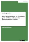 Bertolt Brechts Entwürfe zur Theorie eines episch-dialektischen Theaters im 'wissenschaftlichen Zeitalter'