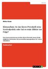 Klimaschutz. Ist das Kyoto-Protokoll reine Symbolpolitik oder hat es reale Effekte zur Folge?