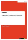 Redevabilité et autonomie communale