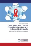 Care, Need and Crucial Considerations For HIV Infected Individuals