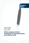 UPLC analysis of keto-analogues of essential amino acid calcium salt